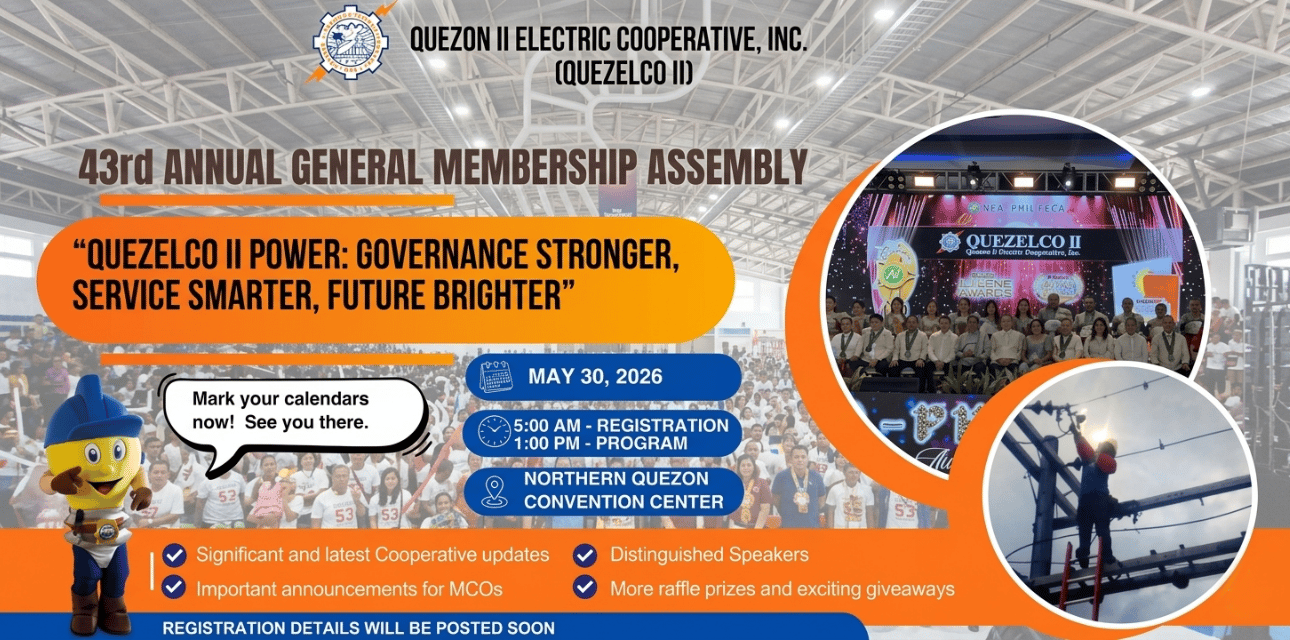 QUEZELCO II POWER: Governance Stronger, Service Smarter, Future Brighter